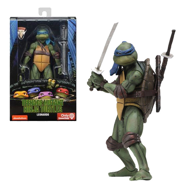 TMNT Tortues Ninja 1990 Action Figure Leonardo 18cm